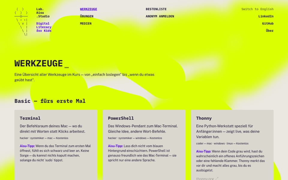 Aisulab tools directory